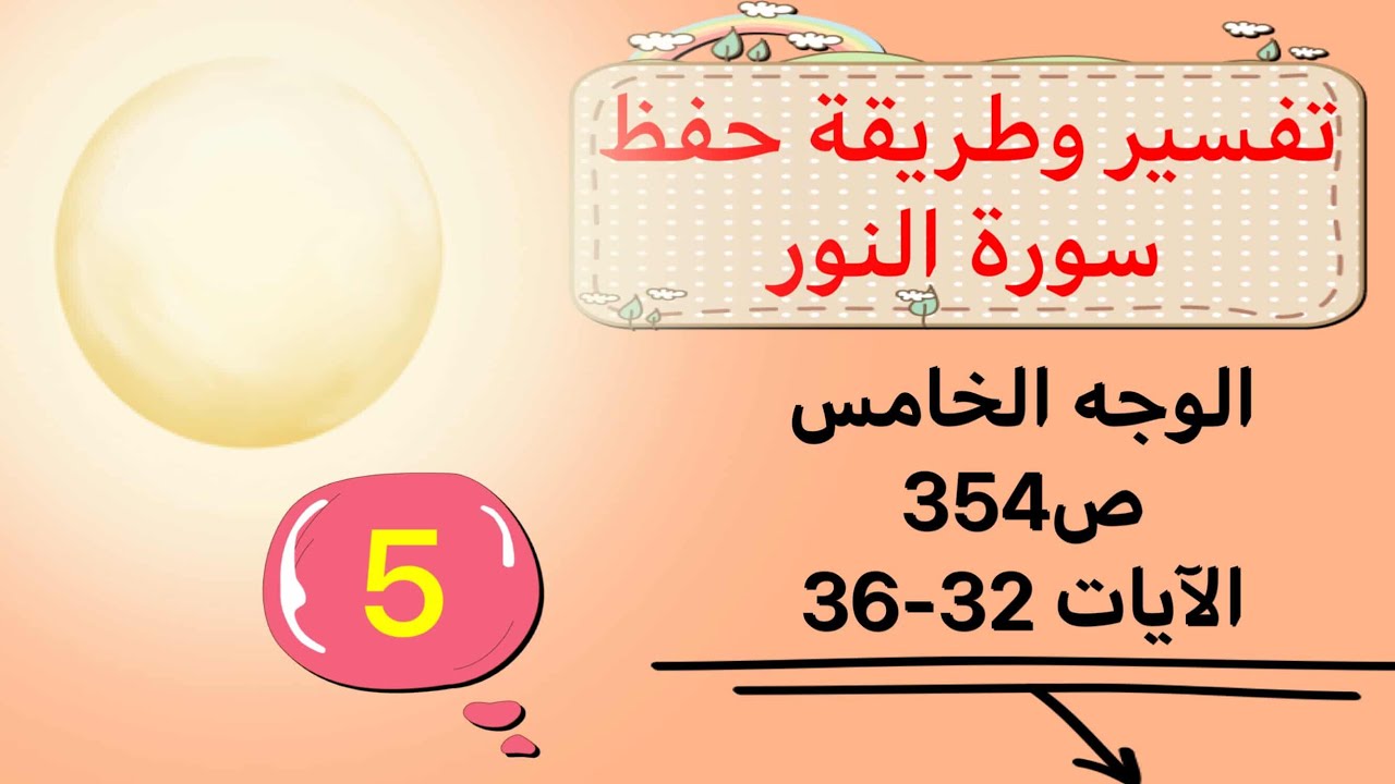 أسهل طريقة لحفظ سورة النور الآيات 32-36 الوجه 354 بربط الآيات وتثبيت الخواتيم والمتشابهات