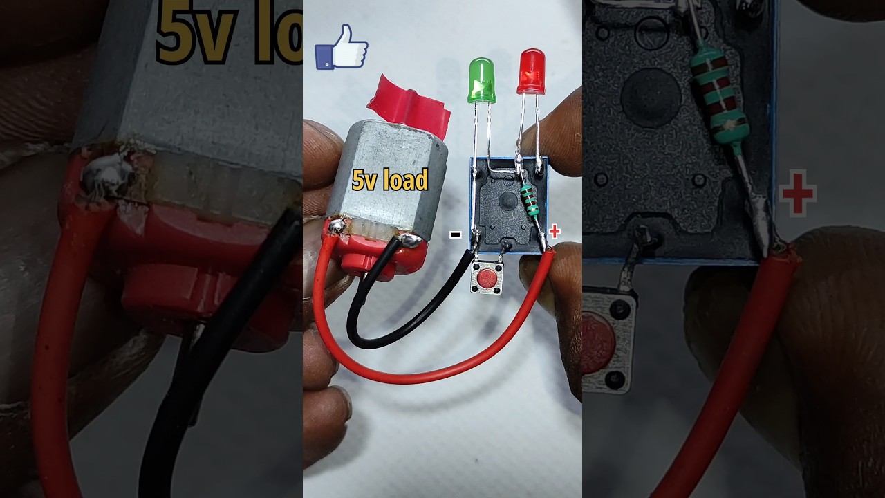 short circuit protection with 5v relay 😊🤩 #shorts #shortsfeed #ytshorts