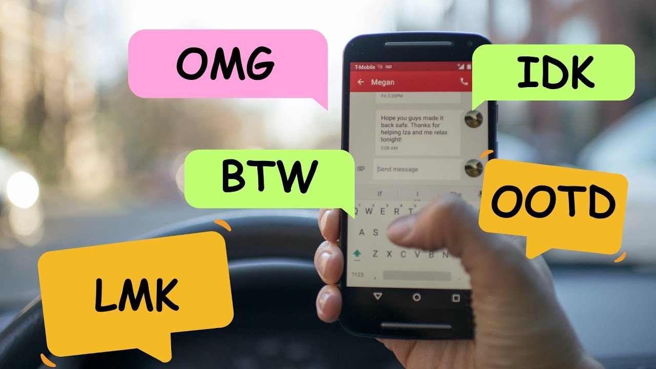 Most used 2023's, internet abbreviations for texting and tweeting. Brain spotz.