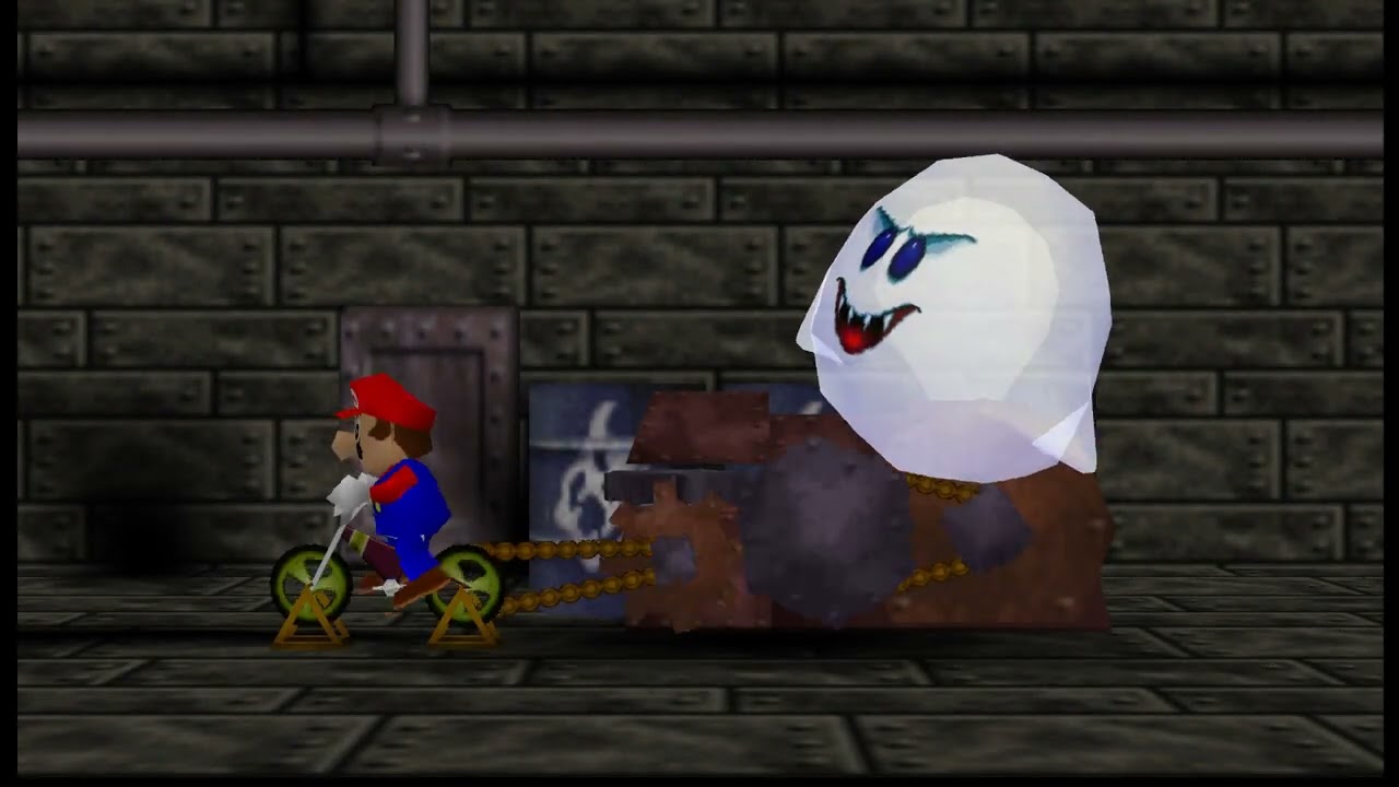 Pedal Power 1 Player Minigame Original Mario Party 4K