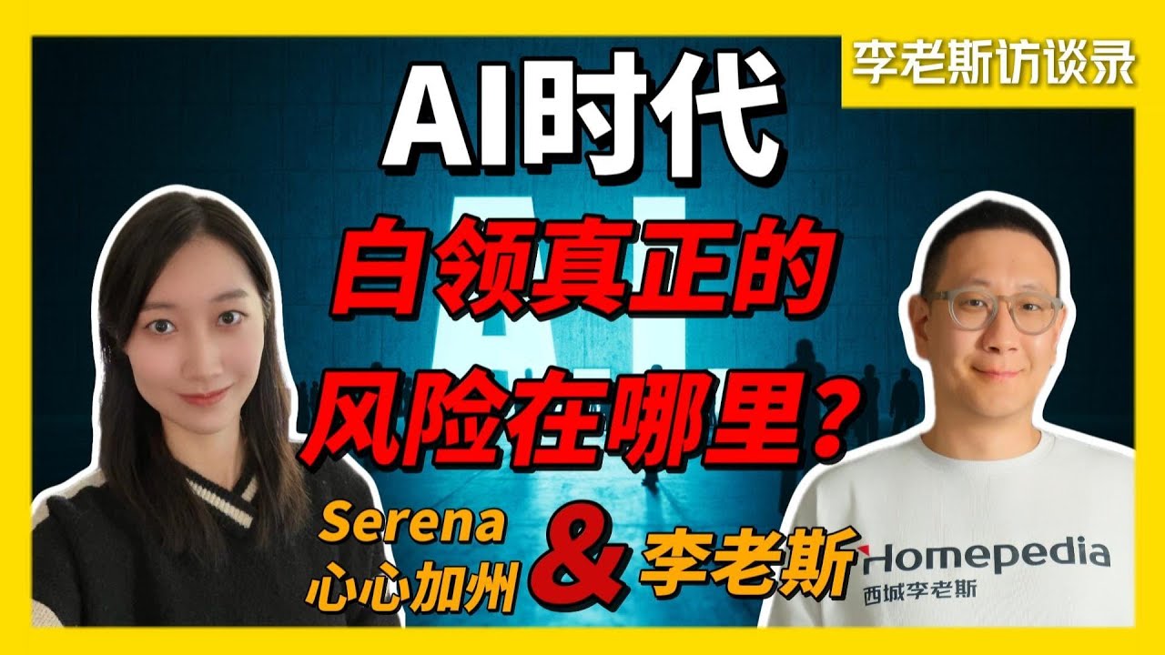 AI时代，白领真正的风险在哪里？@serena_xinxin 深度访谈李老斯｜李老斯亲述从微软到多收入结构的选择