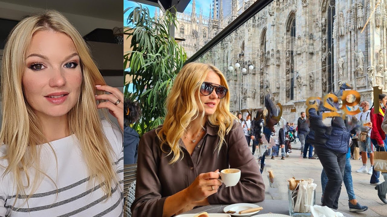Vlog Mediolan. Co obecnie noszą włoszki w Mediolanie  i tutorial makijażu #italianstyle