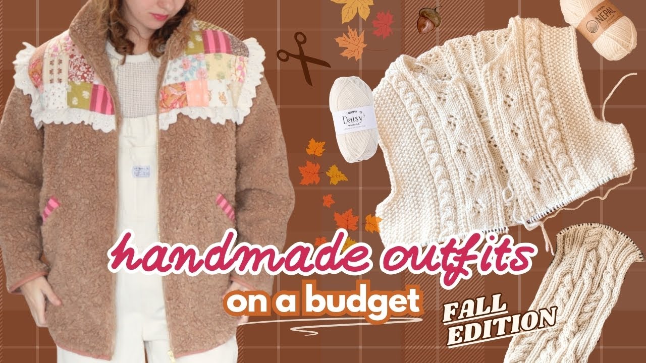 Создаём и экономим осенние наряды 🍂🧶 | Экологичные наряды по доступной цене. Эпизод 1