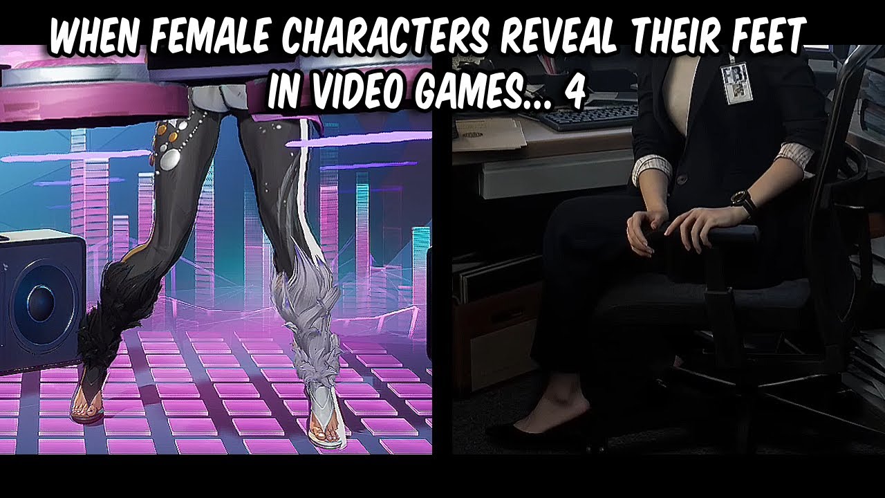 When Female Characters REVEAL Their FEET In Video Games... 4