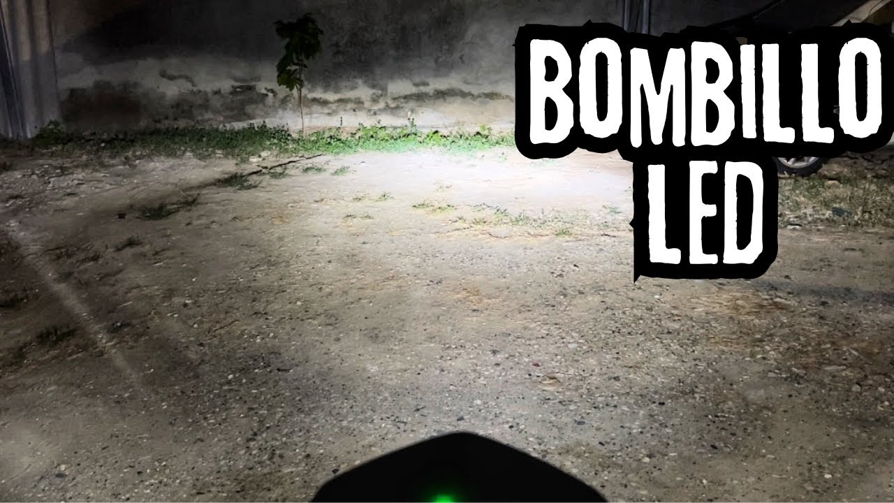 Bombillo LED IDEAL para motos con luz DIRECTA🔦