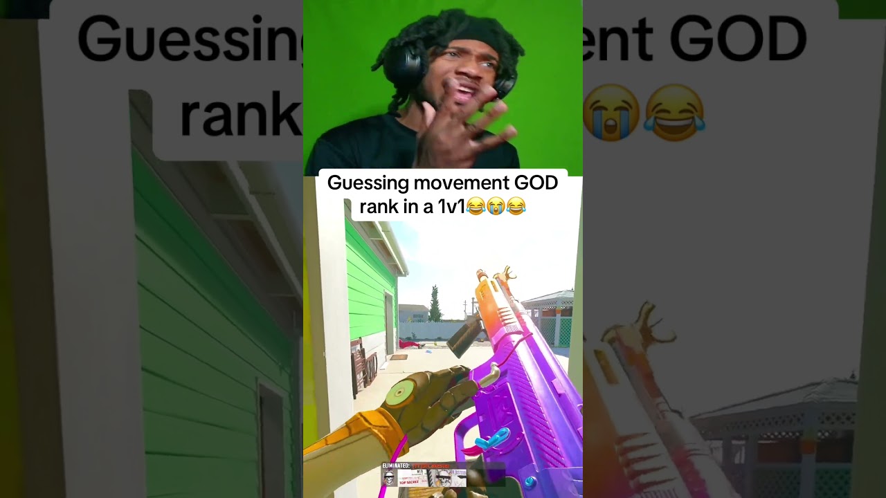BACK Guessing movement gods RANK in a 1v1😂 