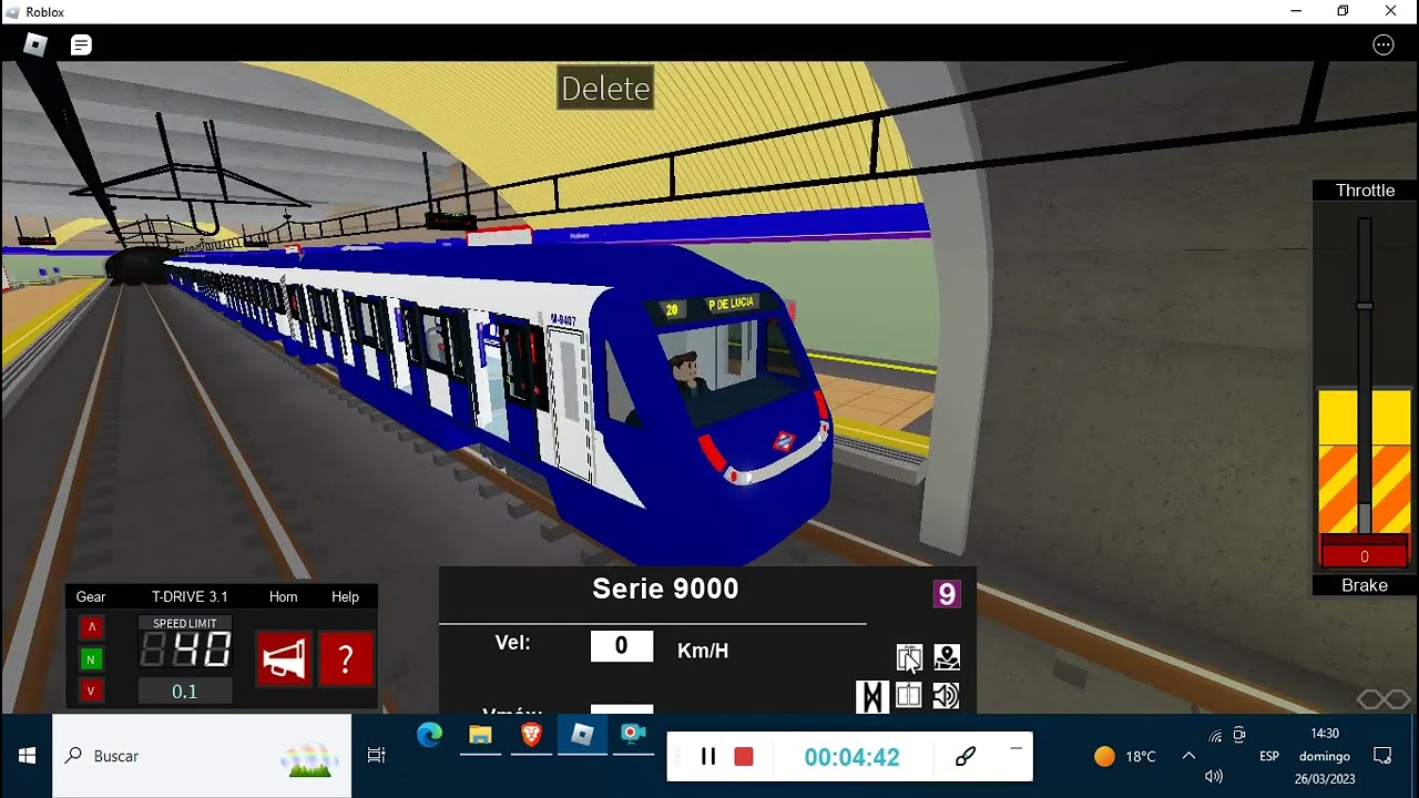 Metro de Madrid linea 9 viaje en 9400 desde puerta de arganda a artilleros