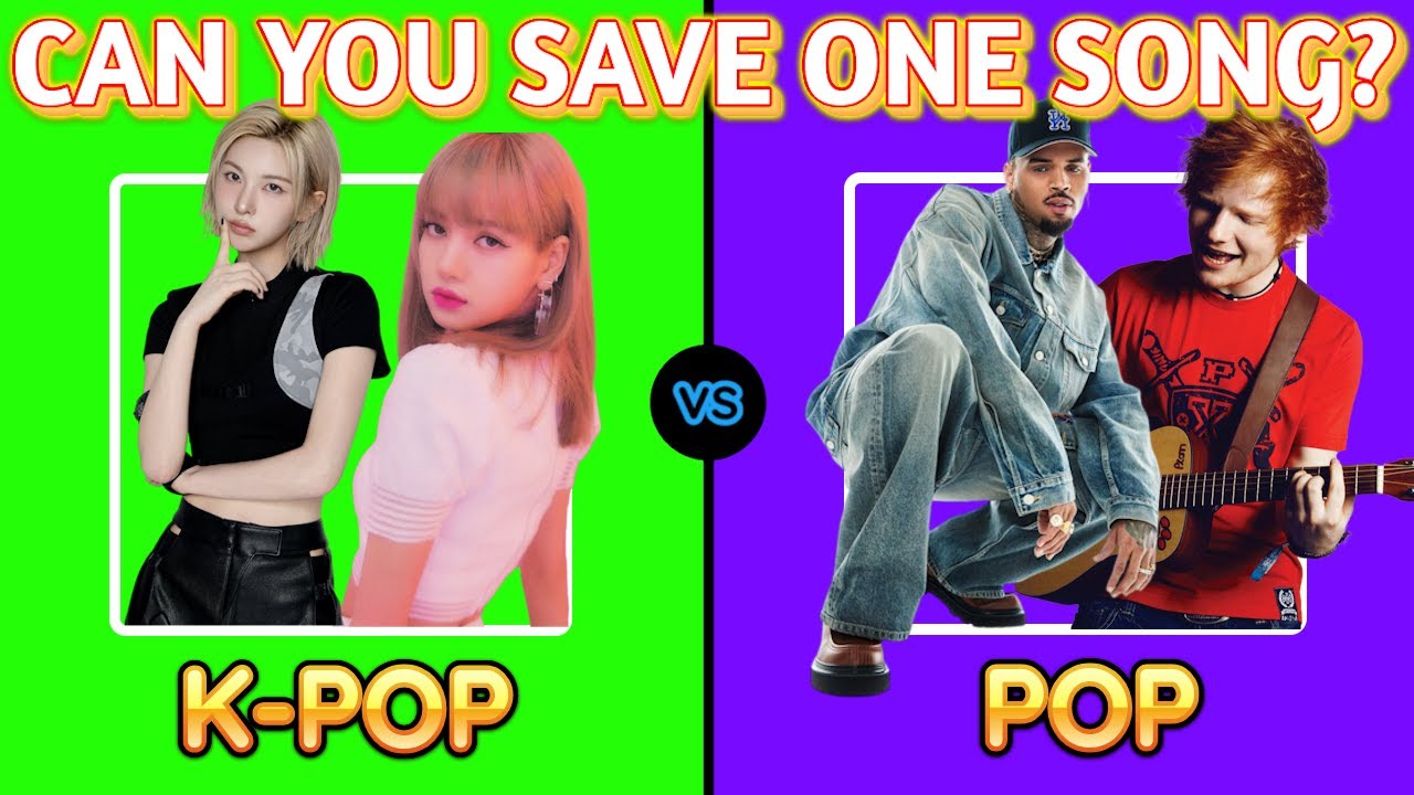 K-Pop vs Pop SAME TITLE - Save One, Drop One