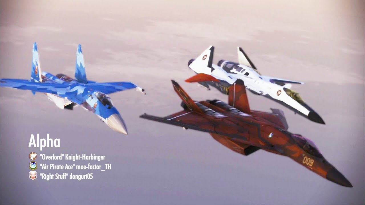 Ace Combat Infinity - Satellite Interception 1 (CFA-44 - Strigon Leader - )