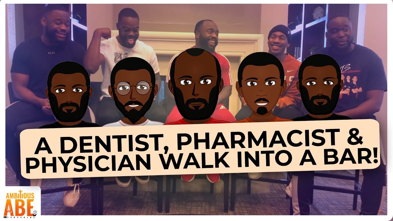 A Dentist,  Pharmacist, & Physician Walk Into A Bar!
