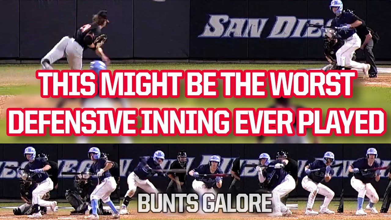 Maybe the worst defensive inning of baseball ever, a breakdown