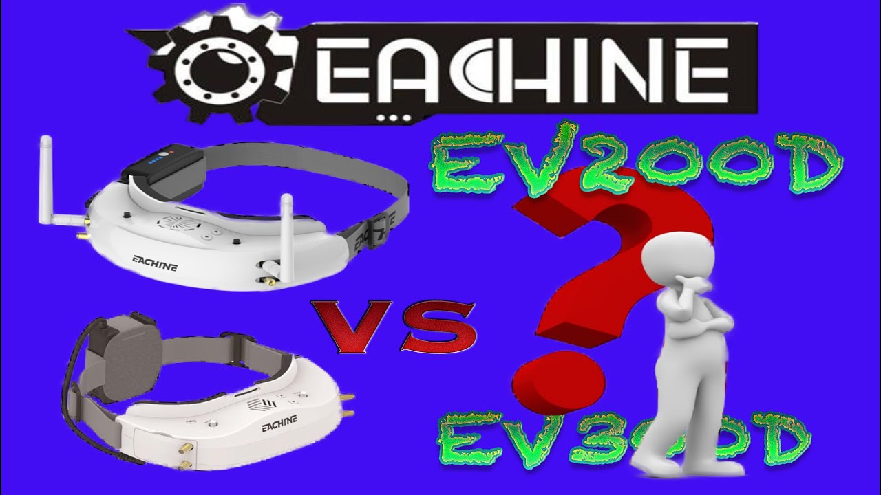 EV300d vs EV200d - visori FPV - Test e Confronto - RECUPERO DRONE dentro il pino! ITA