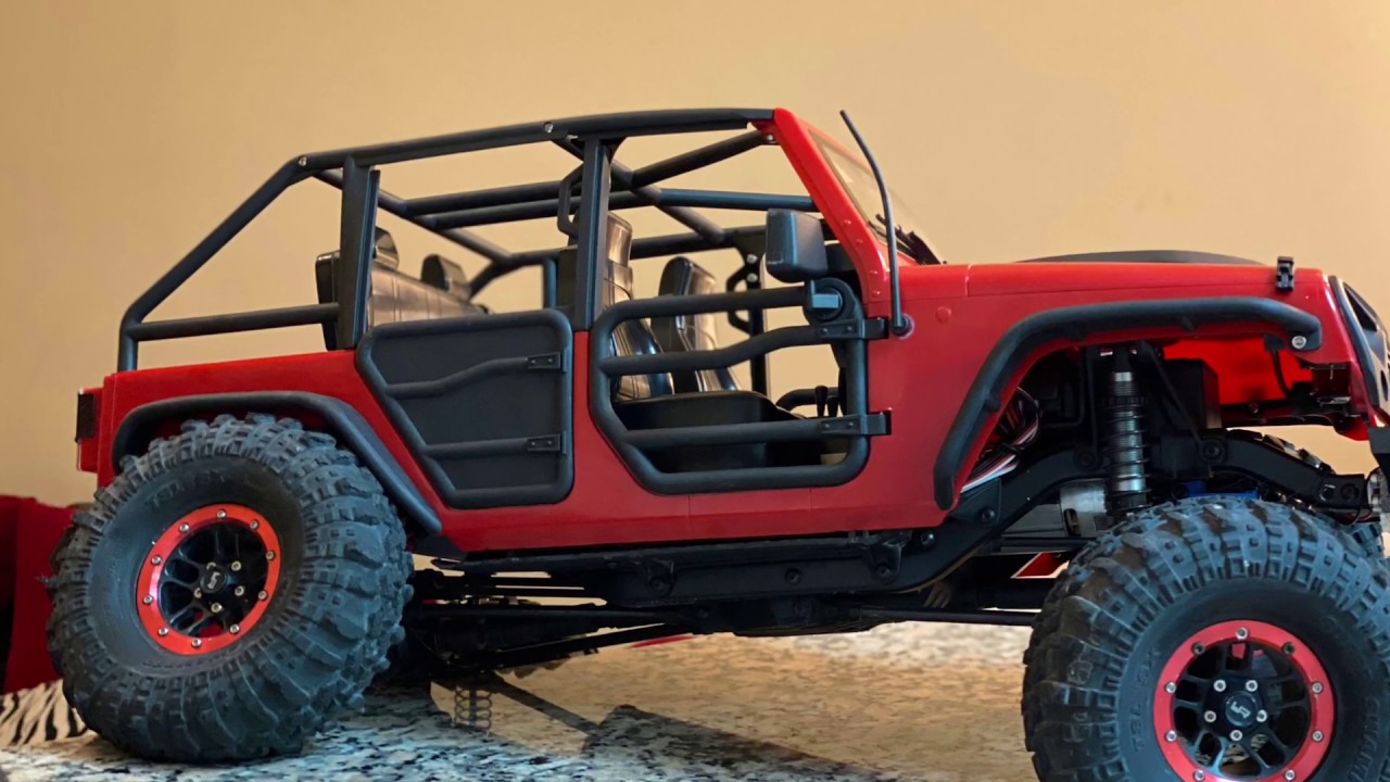 Trx4  traxxas jeep wrangler hard body from Aliexpress how to fit