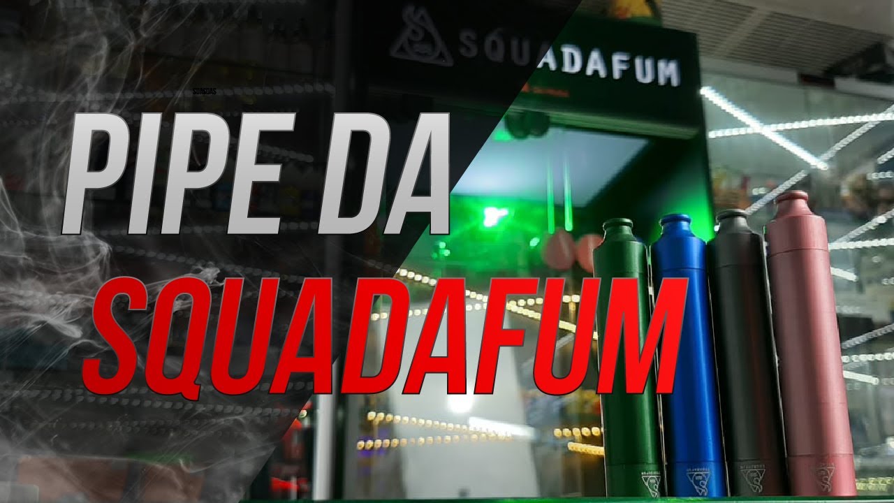 Pipe de metal da Squadafum - Tabacaria da Mata