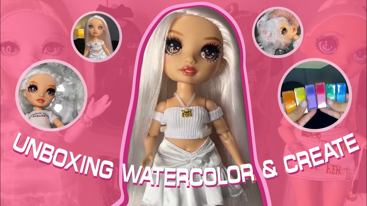 Todo sobre la Rainbow High 😳 WaterColor & Create: Unboxing y Cómo Funciona 🎨
