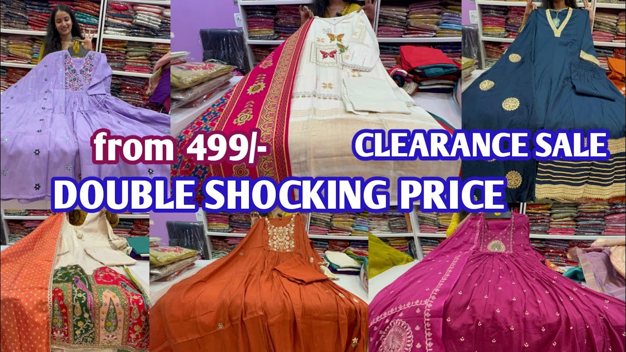 Double shocking price on exclusive 3 peice sets from 499/-