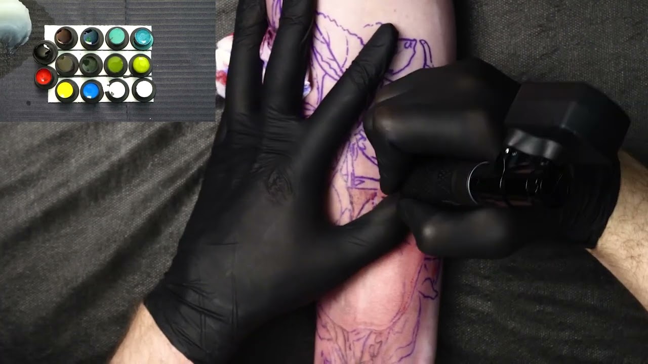 Realistic Tattoo Process