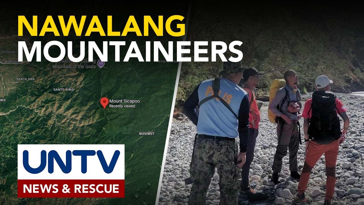 4 mountaineers na nawala sa Mt. Sicapoo sa Laoag City, natagpuan na