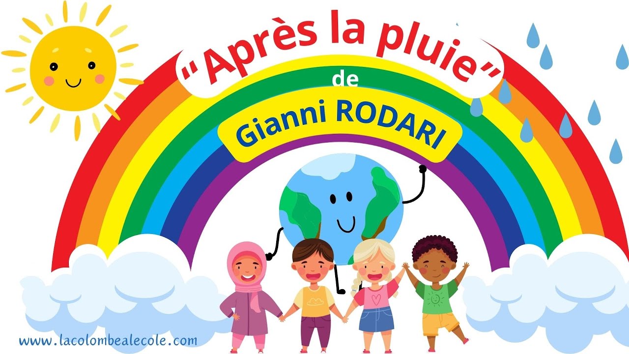poème : “Après la pluie” de Gianni RODARI, poème de partage et de paix