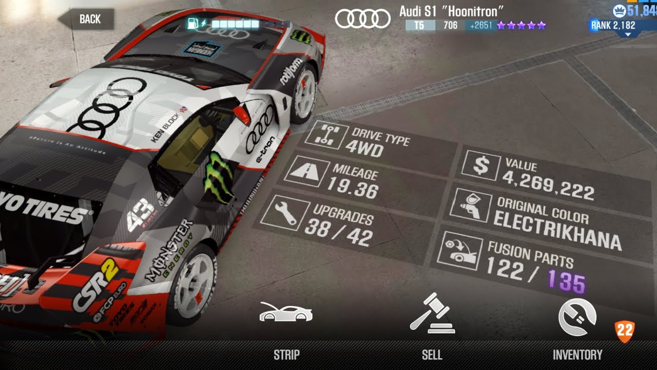 CSR2 Audi S1 Hoonitron Ken Block event |  Last 9 races 32-40