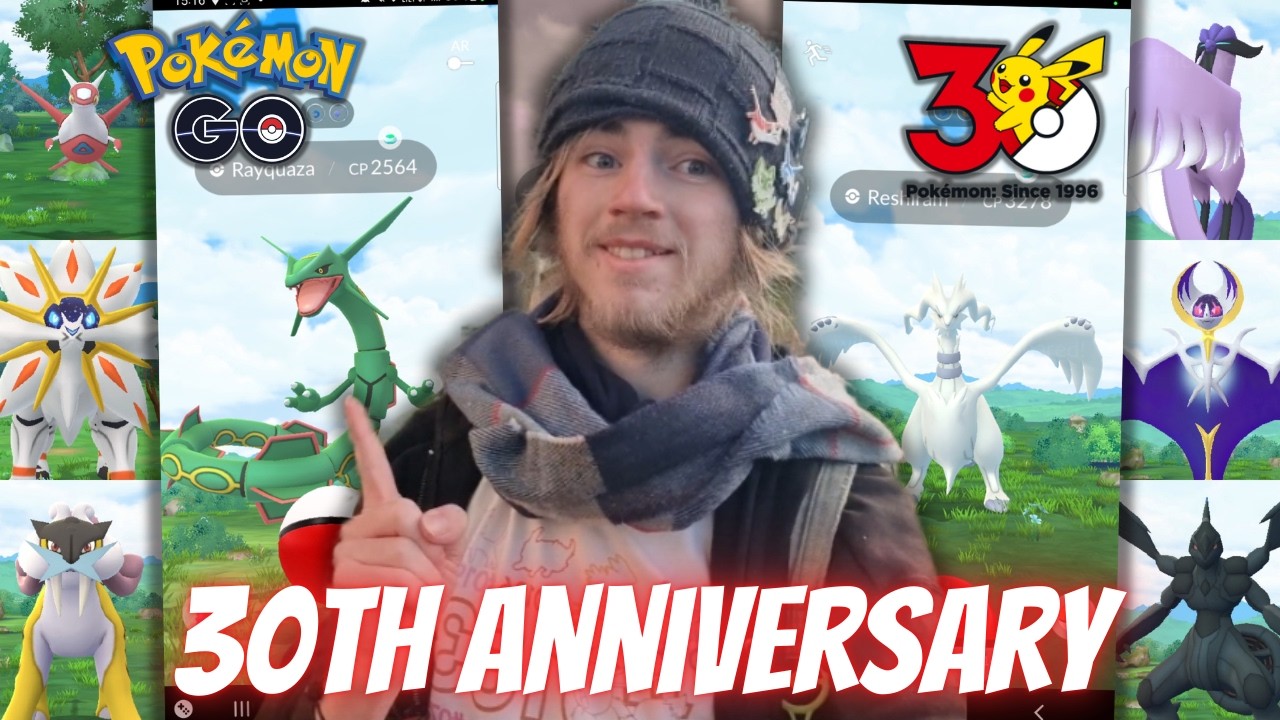 You Can Catch *WILD LEGENDARY POKÉMON* During The 30th Anniversary All Out Event - Pokémon GO!
