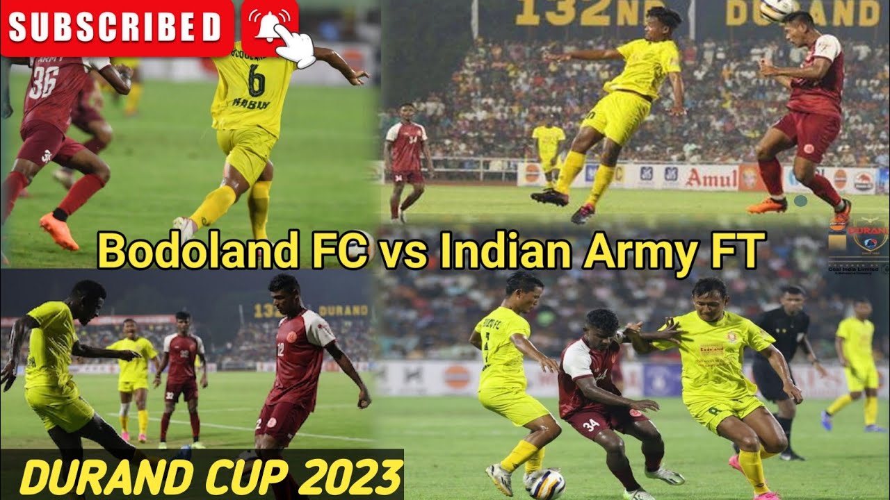 Bodoland FC 1-2  Indian Army FT  |  Highlights  |  2023 Durand cup  | at Kokrajhar SAI stadium