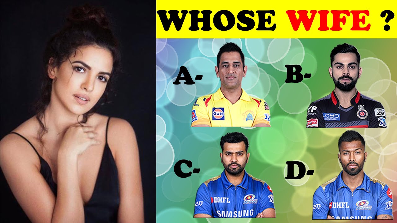 IPL Quiz 2020 :- Can You Guess the Players By Their Wives ???? 2020 #IPL2020 #indian premier league
