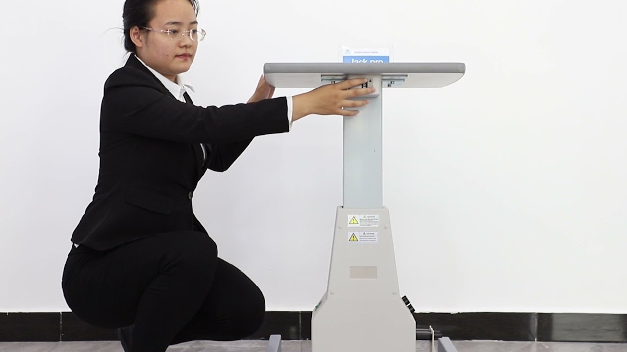 What should a medical grade instrument table have? It should be like this one: [Jack Pro]