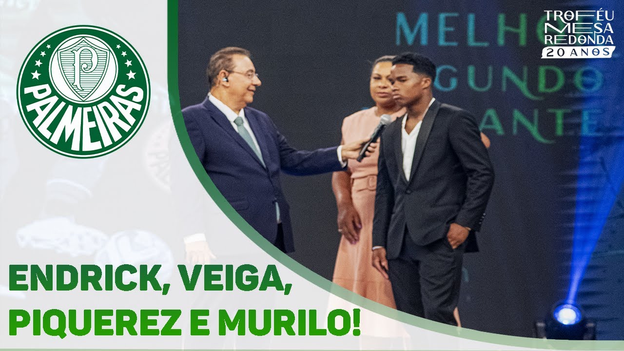 TODOS OS JOGADORES DO PALMEIRAS PREMIADOS NO TROFÉU MESA REDONDA!