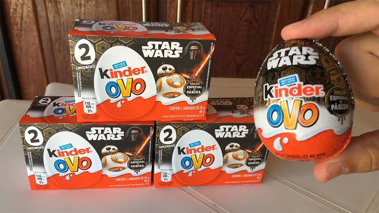 ABRINDO VÁRIOS KINDER OVOS STAR WARS. MUITAS COISAS LEGAIS DENTRO!!!