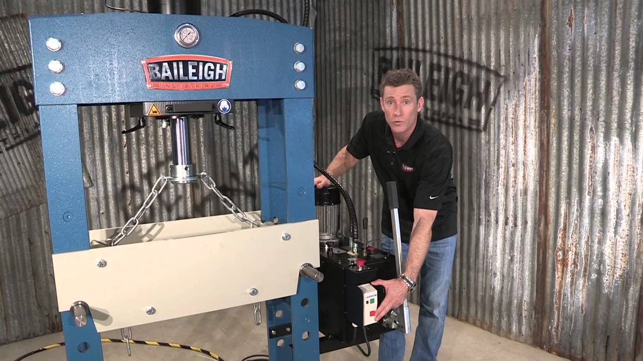 Baileigh Industrial 66-Ton Hydraulic H-Frame Press (HSP-66M)