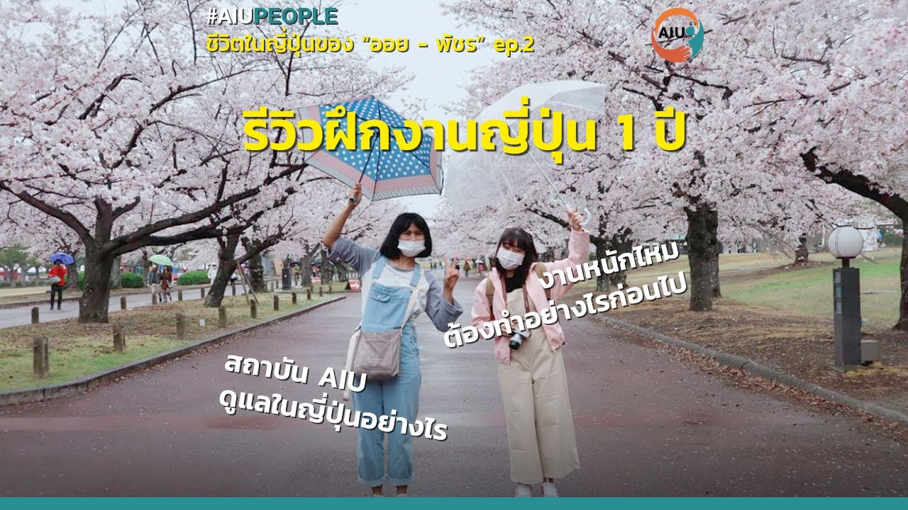 AIU PEOPLE｜รีวิวฝึกงานญี่ปุ่นกับสถาบัน AIU “ออย - พัชร” ep