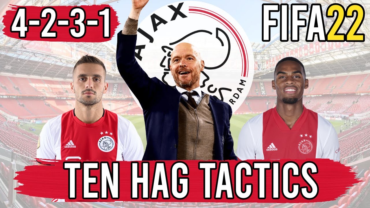 Воссоздайте тактику Эрика тен Хага 4-2-3-1 «Аякса» в FIFA 22 | Объяснение пользовательских тактик