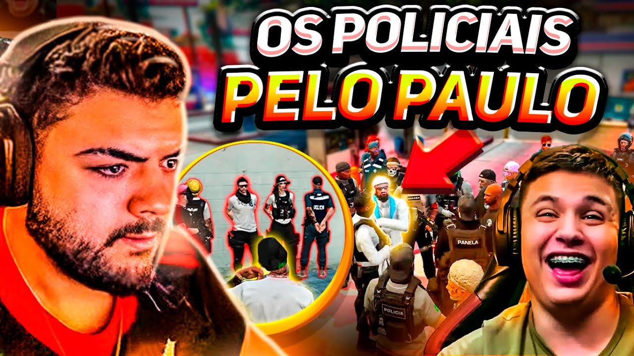 RED SEQUESTRO OS POLÍCIAS PARA SALVAR O PAULINHO O LOKO no GTA RP! (LUQUET4)
