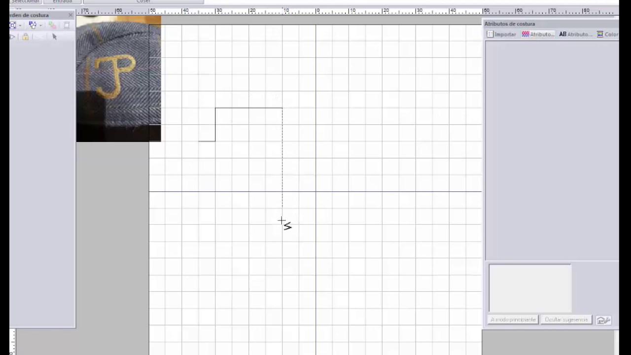 CREAR LOGO SENCILLO en pe desing 10 con rectas y movimiento de puntos