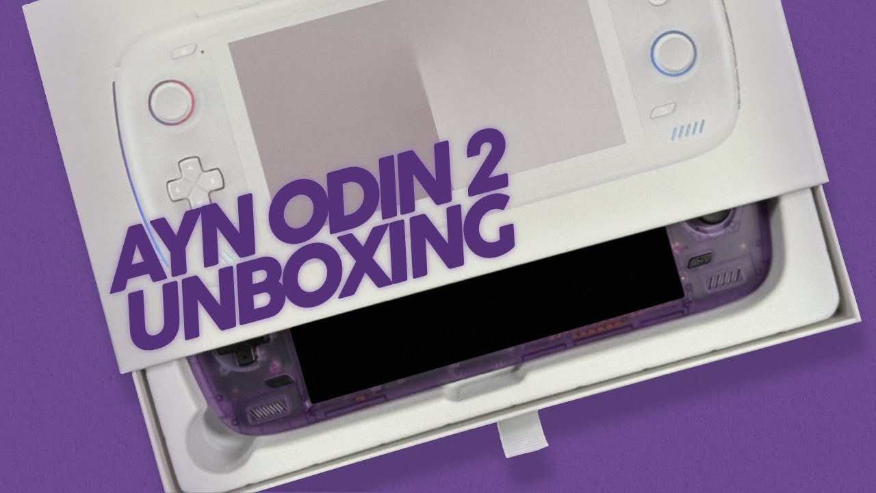 Ayn Odin 2 Pro - Clear Purple Unboxing