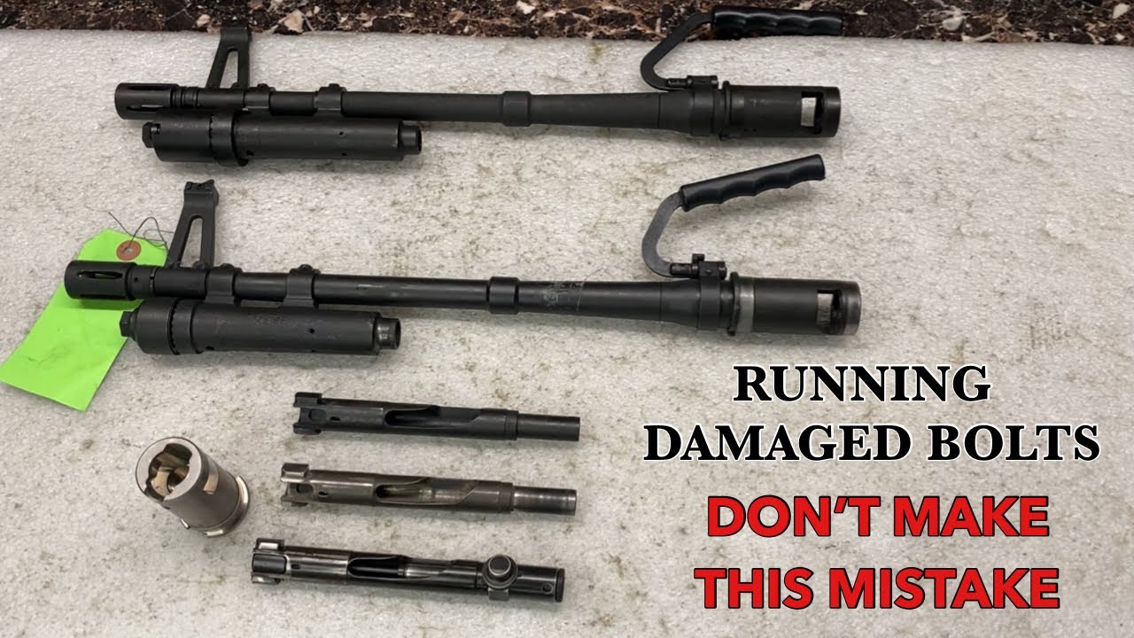 Why you should NEVER run a Damaged Bolt in your M60
