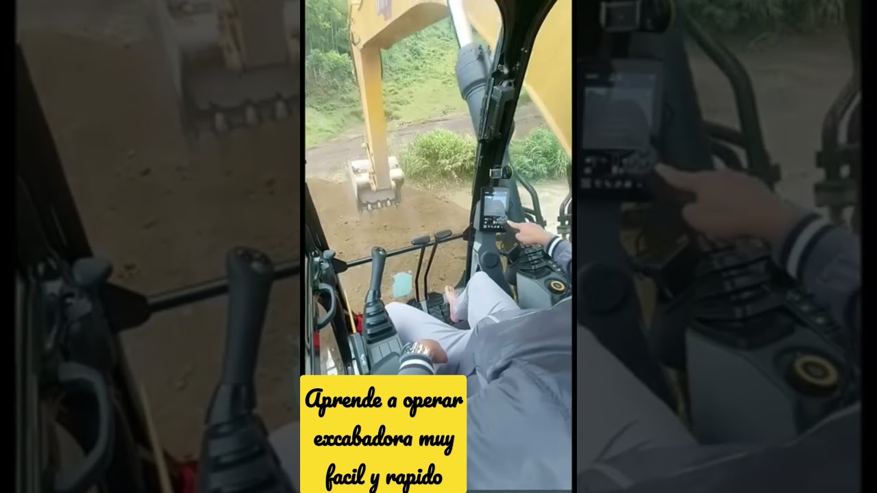 Aprende a operar excavadora muy f&aacute;cil y r&aacute;pido #proyectos #agriculture  #maquinaria #emprendimiento