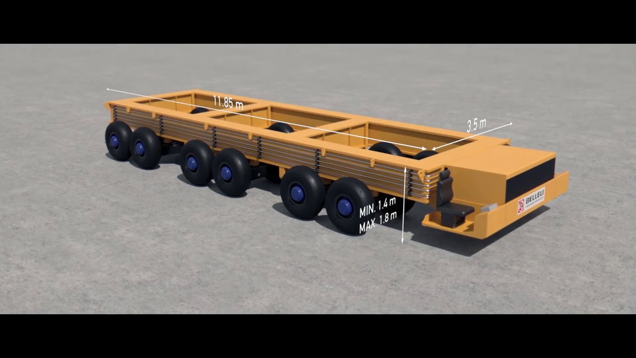STD 600 Multiwheel Trailer - Single