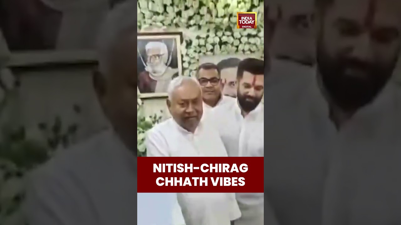 Nitish's Historic Chhath Puja Visit to Chirag Paswan: Bihar Power Duos Ignite Festival Flames