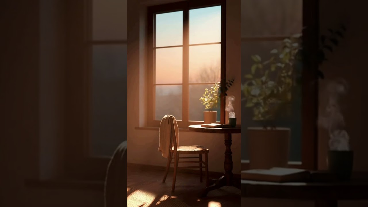 🌤️ Soft Morning 04 A quiet corner by the window.Warm light, slow air, a gentle start to the day.