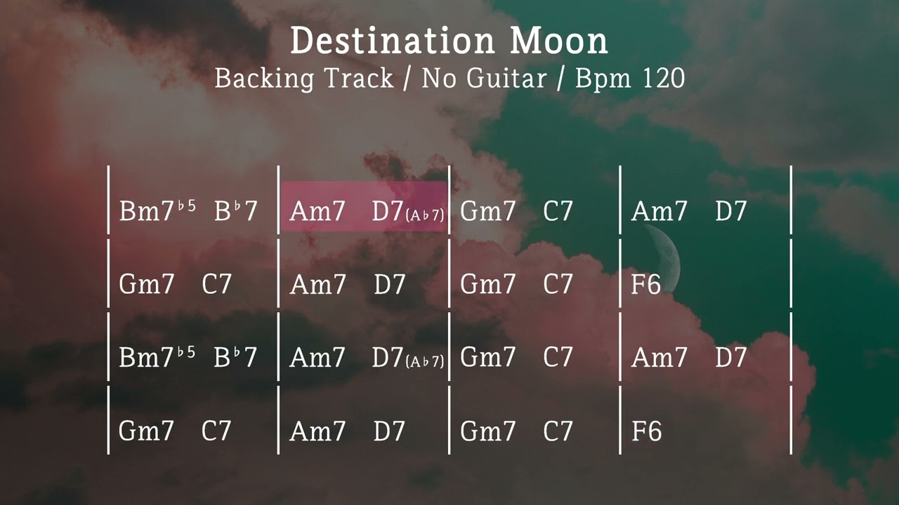 Destination Moon / Backing Track / Bpm 120