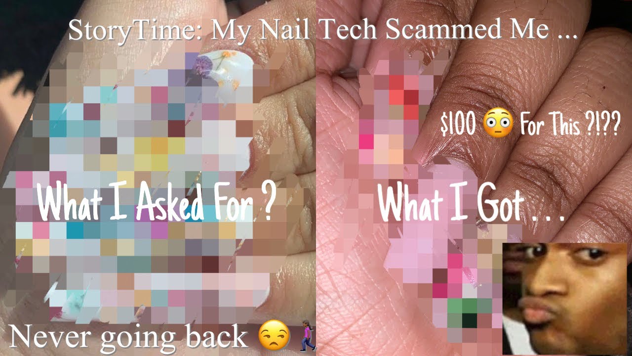 STORYTIME: NAIL SALON HORROR STORY: SHE SCAMMED ME ?! |  *RECEIPTS INCLUDED