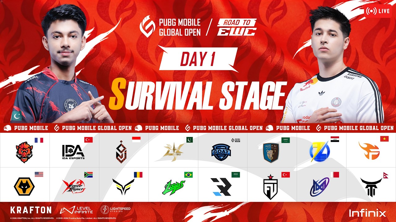 [URDU] 2026 PMGO S1 Main Event | Survival Stage | PUBG MOBILE GLOBAL OPEN Season 1