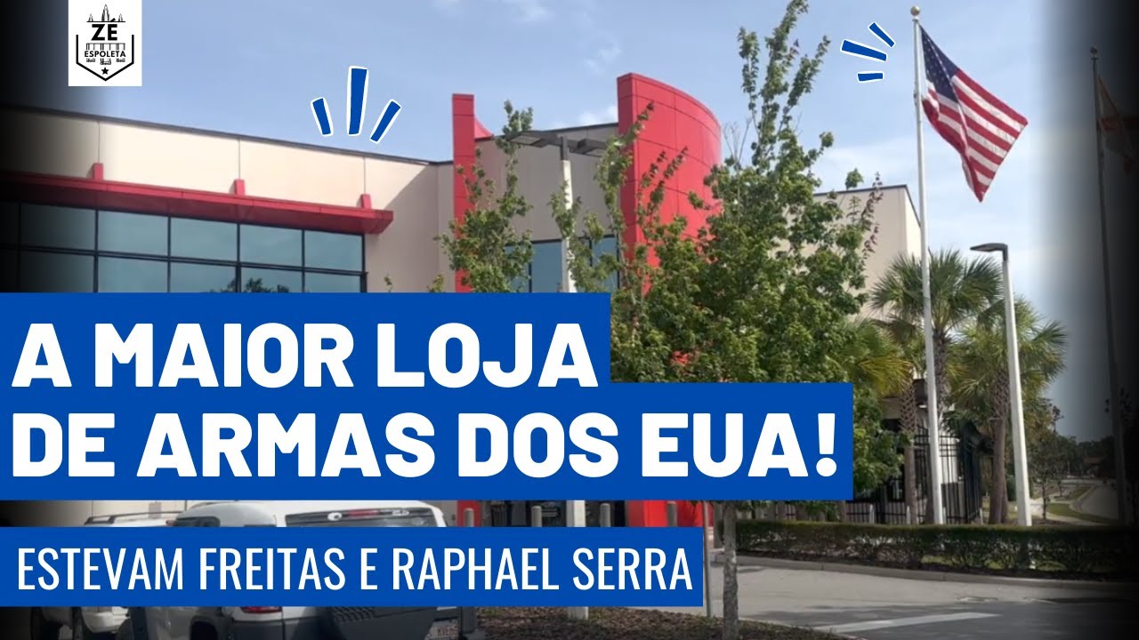 Visitando a maior loja de armas dos Estados Unidos 🇺🇸 | Zé Espoleta