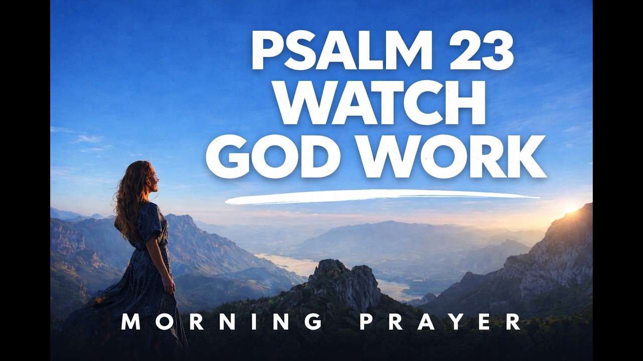 Psalm 23: morning prayer for protection, provision and restoration