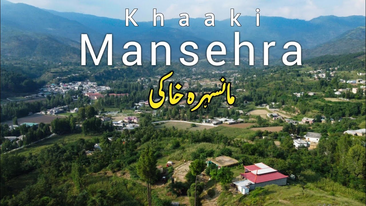 Beautiful Mansehra Khaaki | Drone View - 4k Drone Video | Mansehra Pakistan