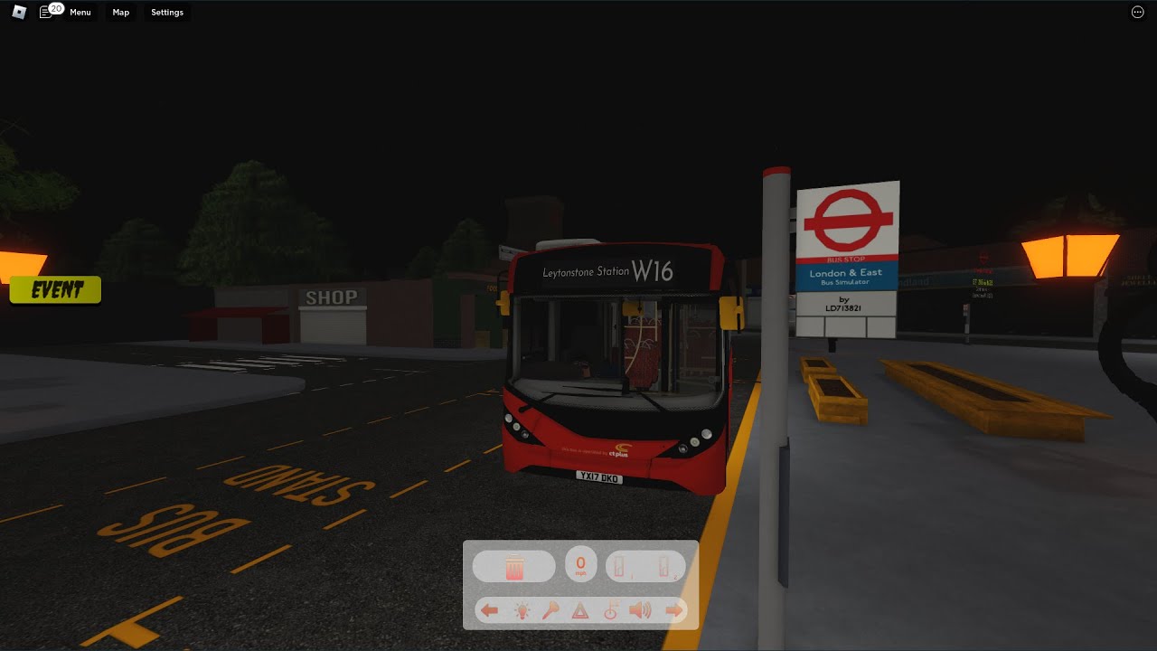 W16  Chingford Mount to Leytonstone Station On London & East Bus Simulator