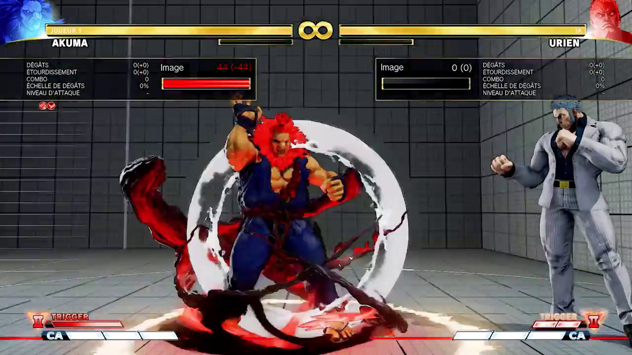 [SFV : Arcade Edition] Akuma V-TRIGGER II showcase.