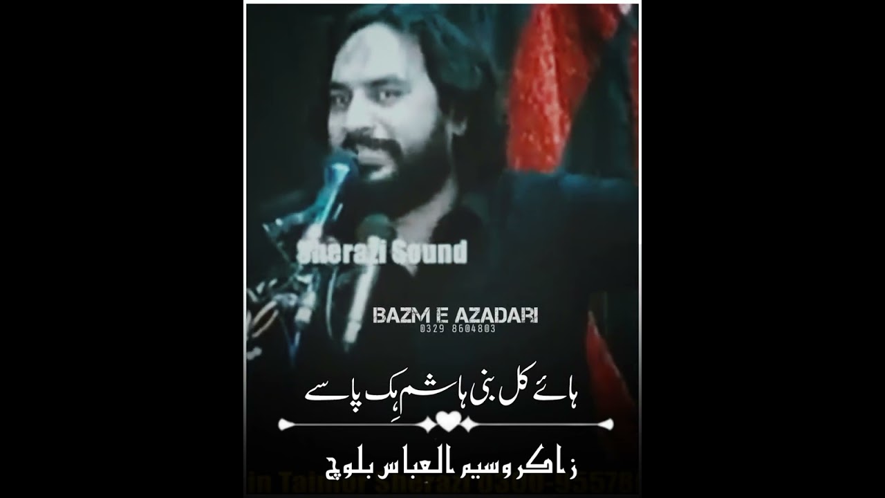 ہائے کل بنی ہاشم ہِک پاسے 💔😭💔تے سجاد ع دا صبر کمال اے😭💔😭